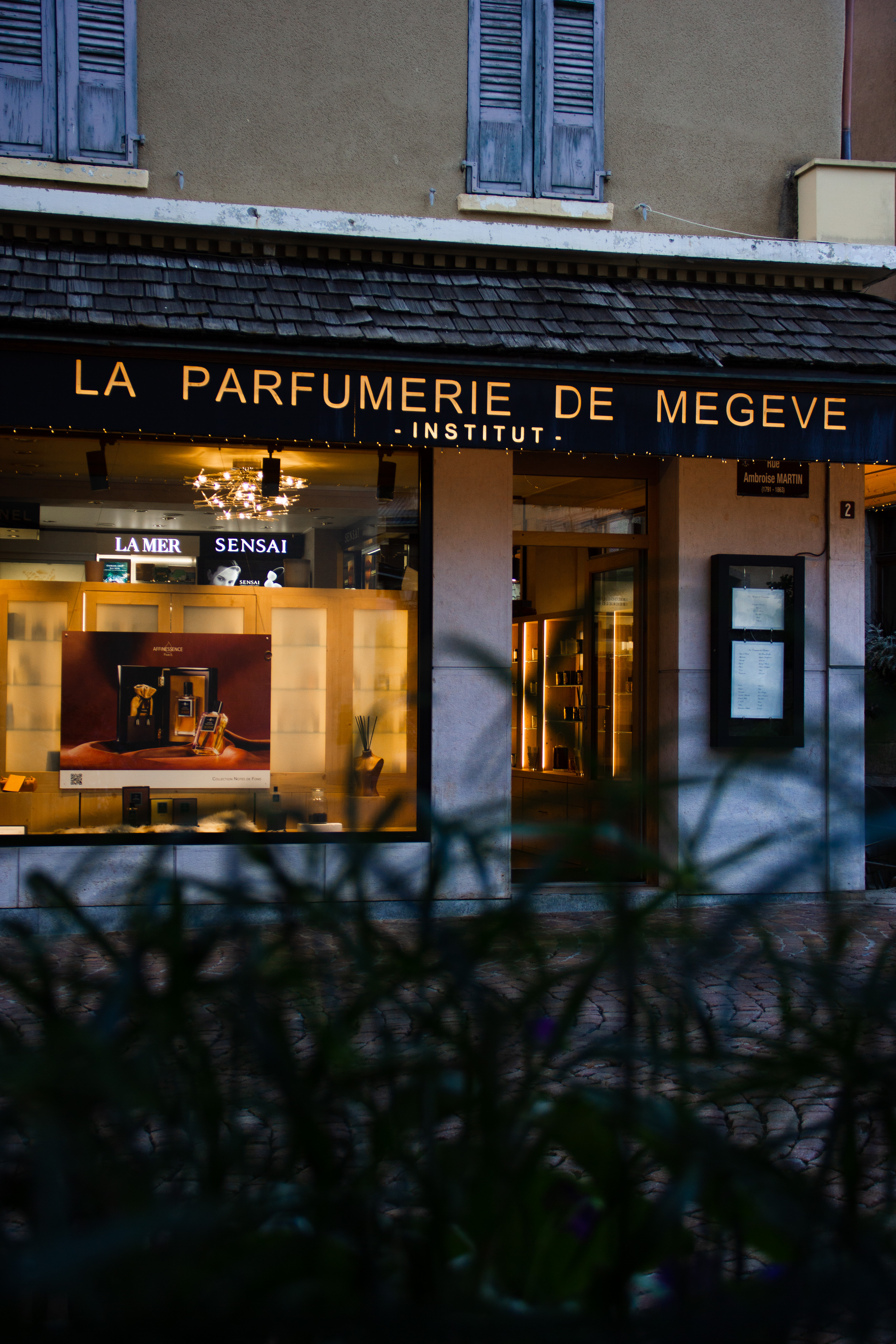 Parfumerie de Megève - Facade